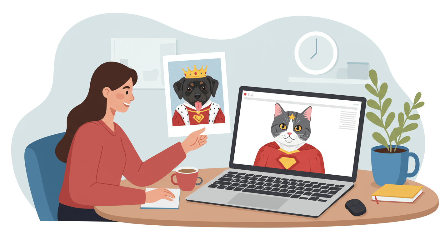 Custom Pet Portrait Gift